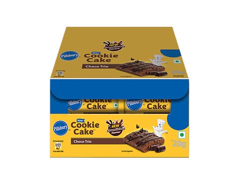 Pillsbury Cookie Cake - Choco Trio, 20 g