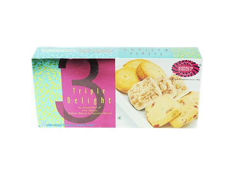 Karachi Bakery Triple Delight Fruit - Cashew & Osmania, 600 g