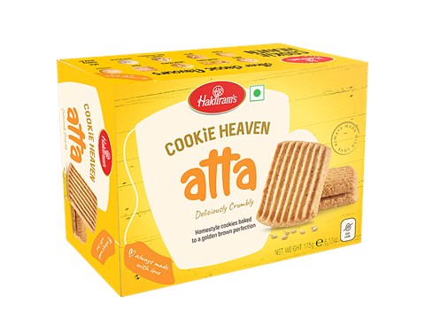 Haldiram's Cookie Heaven Atta Cookies, 175 g