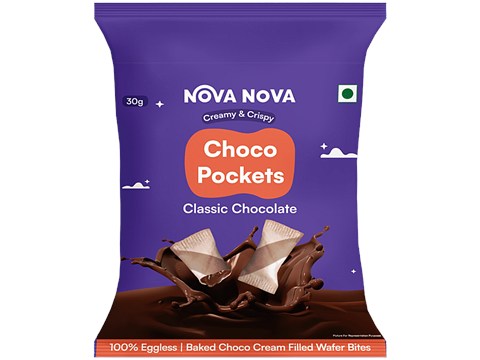 Nova Nova  Choco Pockets Classic Chocolate, 30 g