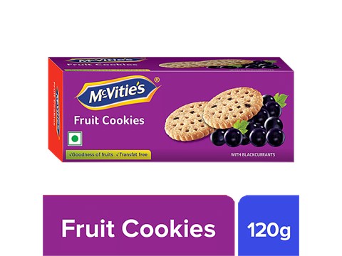 McVitie's Fruit Cookies, 120 g