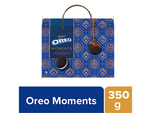 Cadbury Oreo Moments Gift Pack - Collection Of Double Stuf & Chocolate Dipped Cookies, 350 g