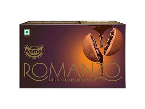Anmol Romanzo Choco Filled Cookies - Crunchy, 12.5 g