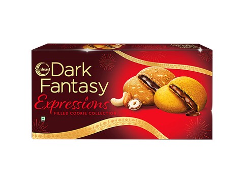 Sunfeast Dark Fantasy Dark Fantasy Expressions Filled Cookie Collection, 300 g