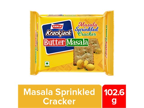 Parle Krackjack Biscuits - Butter Masala, 102.6 g