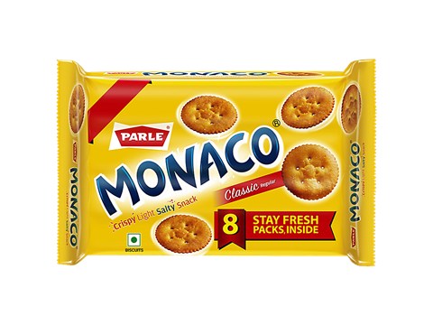 Parle Monaco Classic Regular Salted Biscuits, 371.2 g