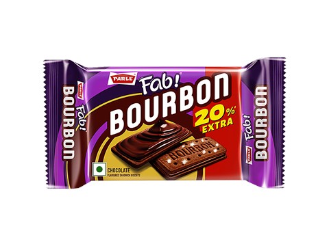 Parle Fab! Chocolate Bourbon, 54 g