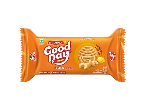 Britannia Good Day Cashew Cookies, 90.5 g