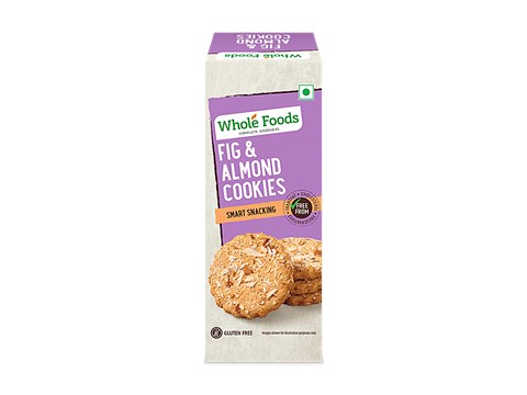 Whole Foods Fig & Almond Cookies, 120 g