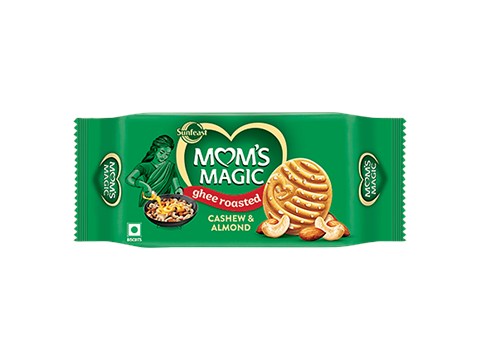Sunfeast Mom's Magic Ghee Roasted Cashew & Almond Cookies, 183 g
