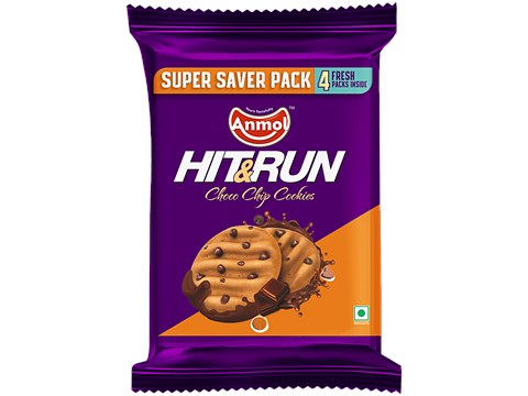 Anmol Hit & Run Choco Chip Cookies, 400 g