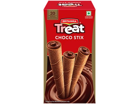 Britannia Treat - Choco Stix Wafer Biscuit, 190 g