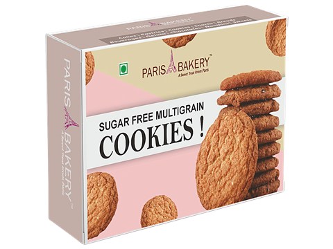 Paris Bakery Sugar Free Multigrain Cookies, 200 g