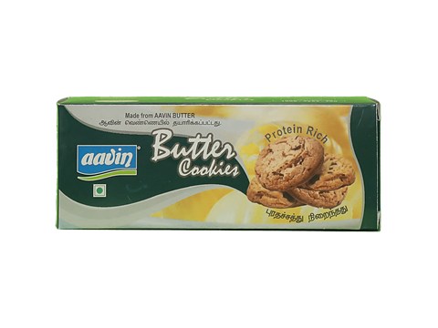 Aavin Butter Cookies - Protein Rich, 80 g