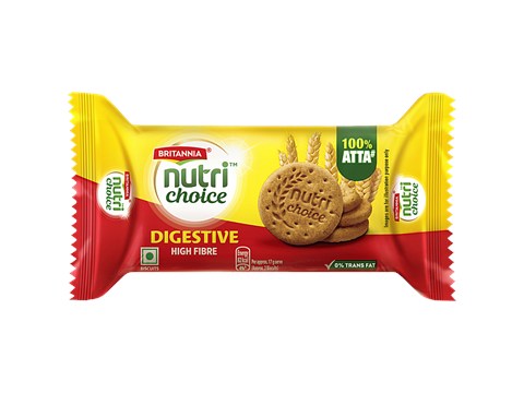 Britannia Nutri Choice Digestive High Fibre Biscuits, 91.7 g