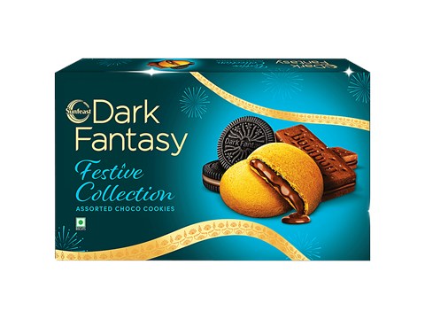 Sunfeast Dark Fantasy Festive Collection Assorted Choco Cookies, 234.6 g