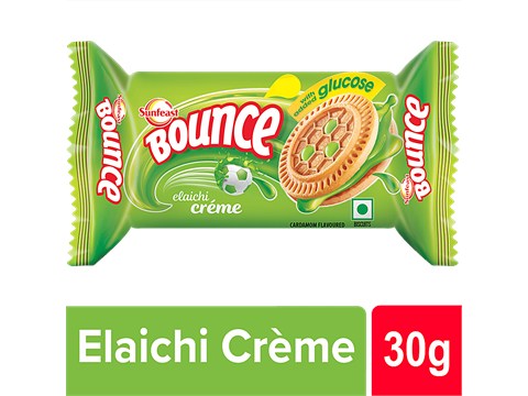 Sunfeast Sunfeast Bounce Biscuits - Elaichi Creme Cookies, 30 g