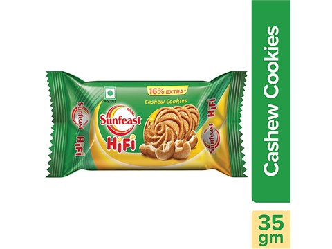 Sunfeast HiFi Cashew Butter Cookies, 35 g