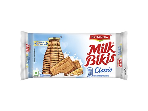 Britannia Milk Bikis Classic Biscuits, 100 g