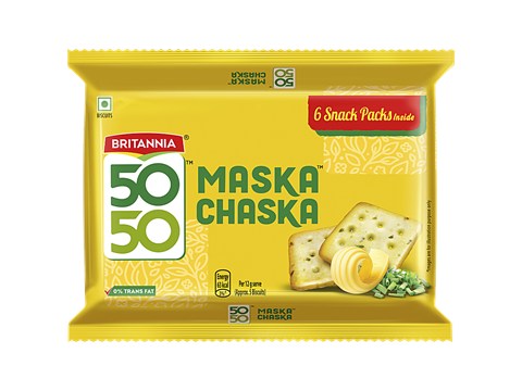 Britannia 50-50 Maska Chaska Biscuits, 300 g