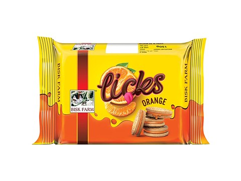 Bisk Farm Licks Orange Biscuits, 150 g