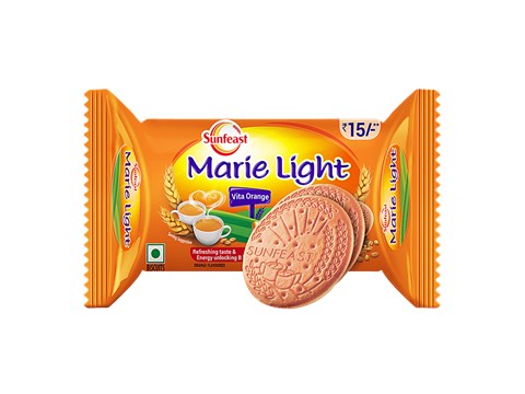 Sunfeast Vita Orange Marie Light Biscuits, 100 g