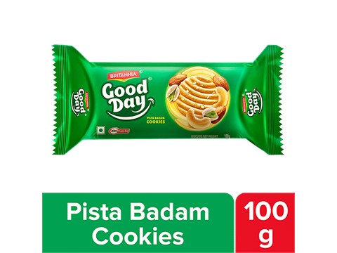 Britannia Good Day Pista Badam Cookies, 100 g