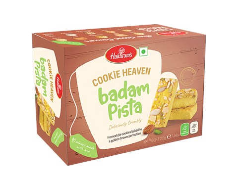 Haldiram's Cookie Heaven Badam Pista Cookies, 200 g