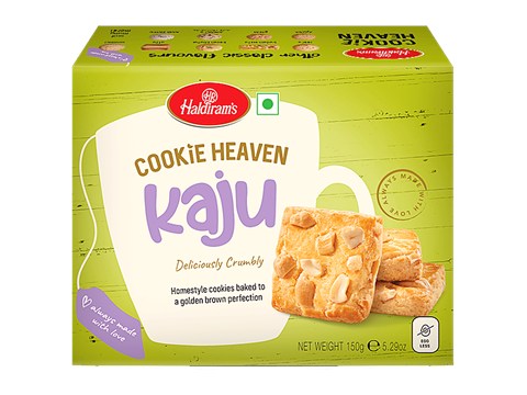 Haldiram's Cookie Heaven Kaju Cookies, 150 g