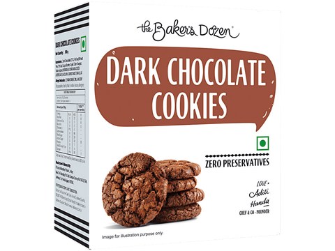 The Baker's Dozen Dark Chocolate Cookies, 100 g