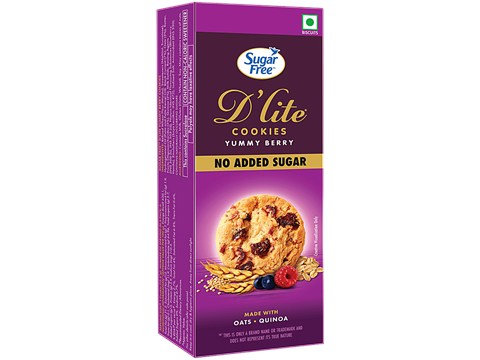 Sugar Free D'Lite Yummy Berry Cookies, 75 g