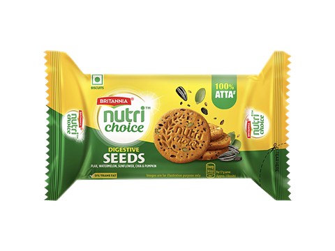 Britannia Nutrichoice Seeds Biscuits, 75 g