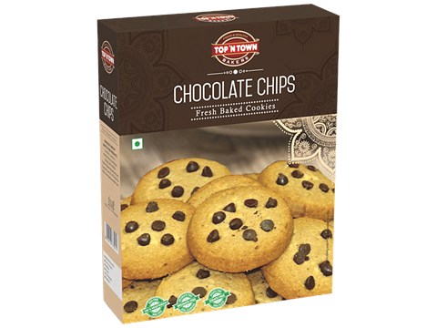 Top 'N Town Bakers Chocolate Chips Fresh Baked Cookies, 300 g