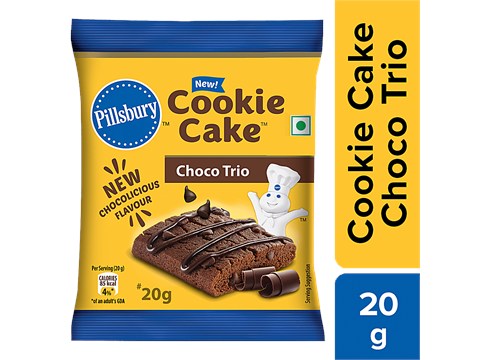 Pillsbury Choco Trio Cookie Cake, 20 g