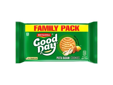 Britannia Good Day Pista Badam Cookies, 565 g