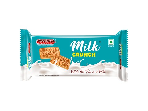 Country Harvest Milk Crunch Biscuits - Fresh, Healthy & Wholesome, 75 g