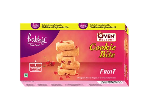Prabhuji Pure Food Oven Delight Fruit Cookie Bite, 400 g