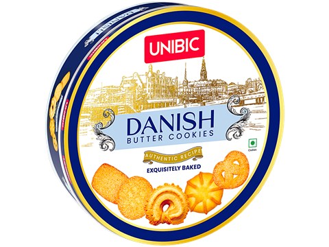 Unibic Foods Danish Butter Cookies, 375 g