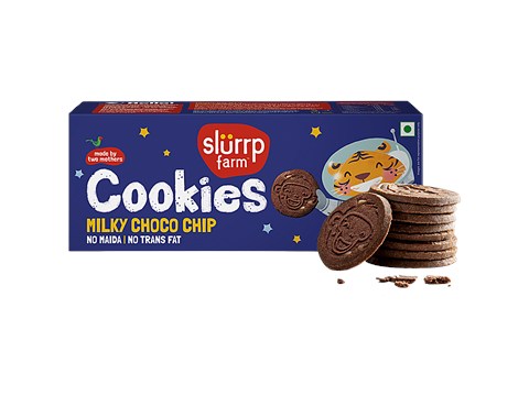 Slurrp Farm Milky Choco Chip Cookies, 80 g
