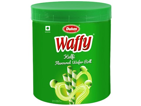 Dukes  Waffy Kulfi Flavoured Wafer Rolls, 250 g