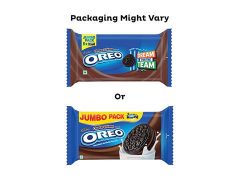 Cadbury Oreo Chocolate Flavour Creme Sandwich Biscuit Jumbo Pack, 459.25 g