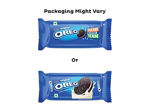 Cadbury Oreo Vanilla Flavour Creme Sandwich Biscuit, 41.75 g