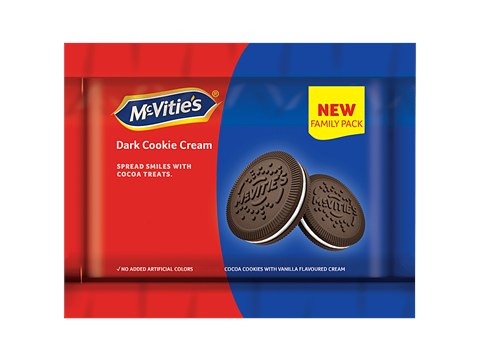McVitie's Dark Cookies Cream - Family Pack, 600 g