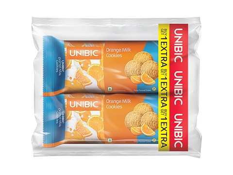 Unibic Cookies - Orange Milk, 100 g