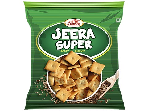 Sunder Jeera Super Salty Biscuits, 200 g