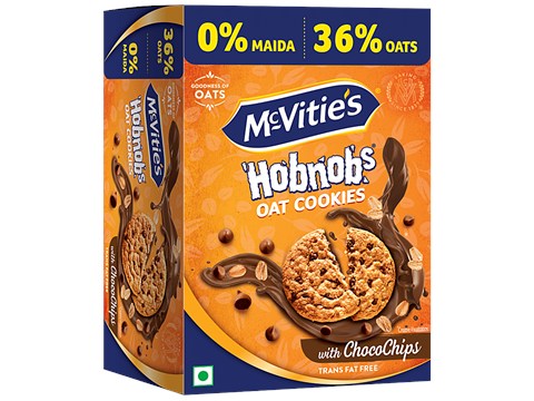 McVitie's Hobnobs Oat Cookies With Chocochips, 30.77 g
