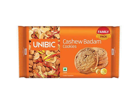 Unibic Cashew Badam Cookies, 270 g