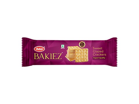 Dukes  Bakiez Sweet Glazed Cracker Biscuits, 100 g