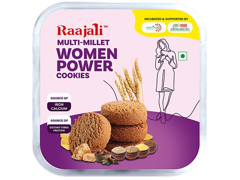 Raajali Multi-Millet Women Power Cookies, 120 g