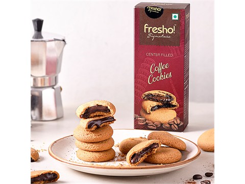 fresho! Signature Choco Indulgence Mocha Lava Cookies, 75 g